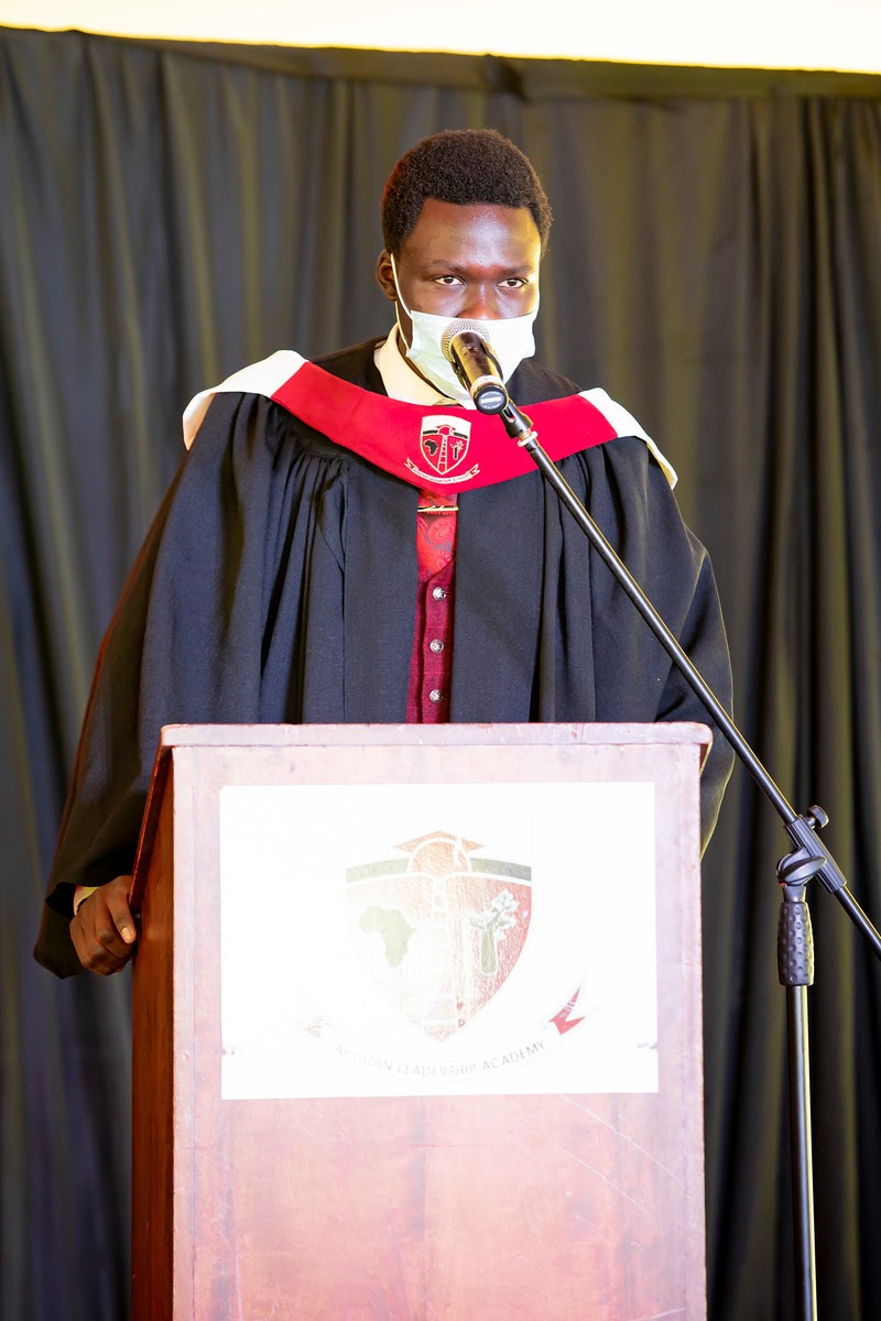 Addressing the African Leadership Academy