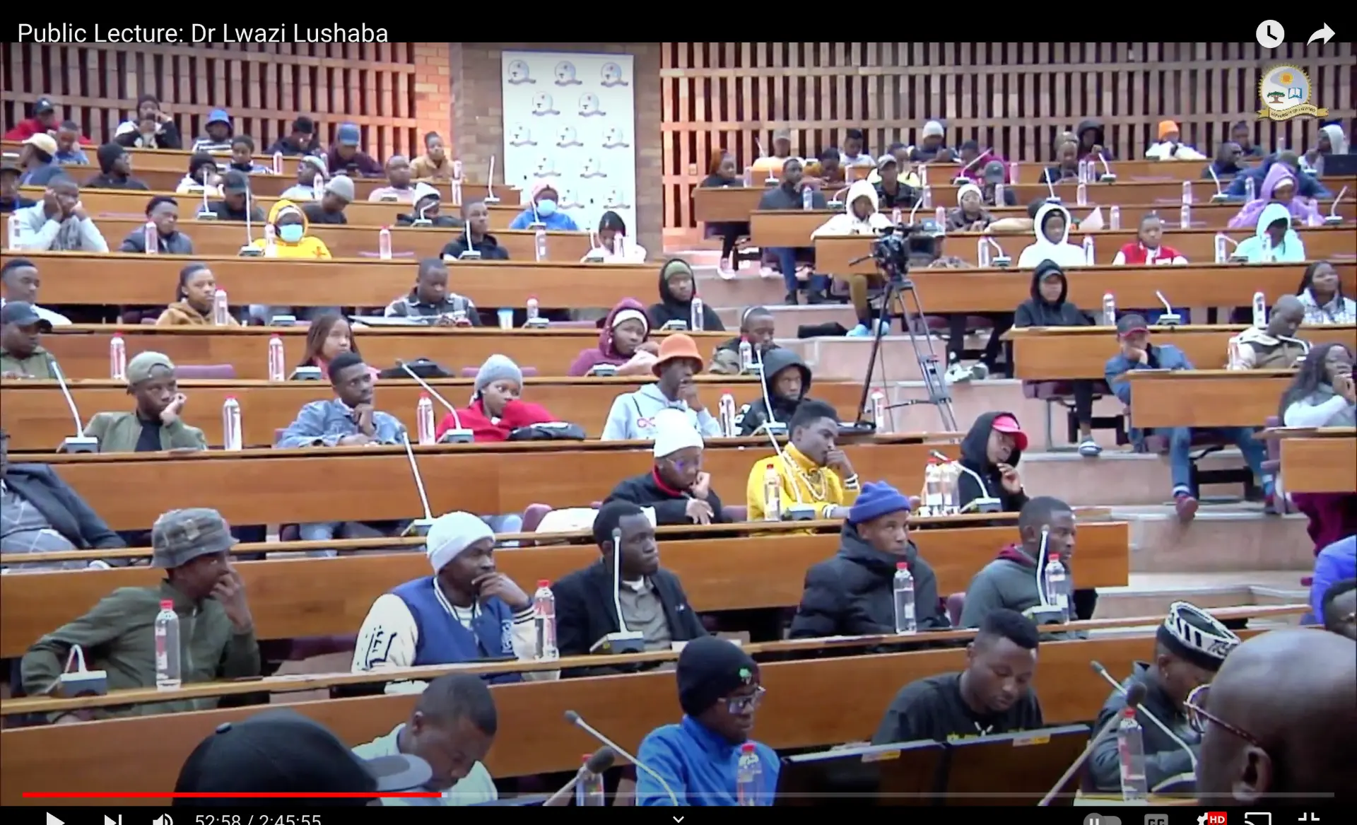 Public lecture at the University of Limpopo
