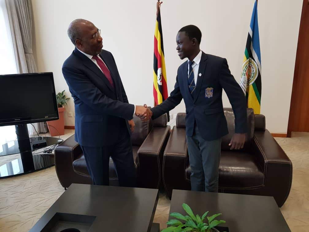 With Dr. Ruhakana Rugunda